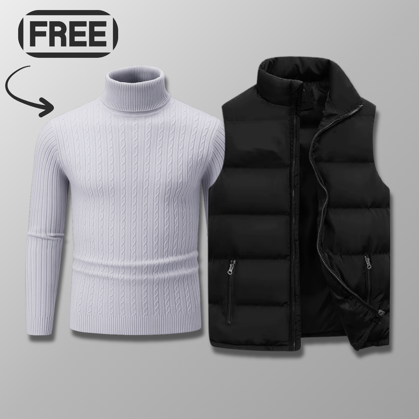 Lenvor Weste + Gratis Wollpullover (Ausverkauf)